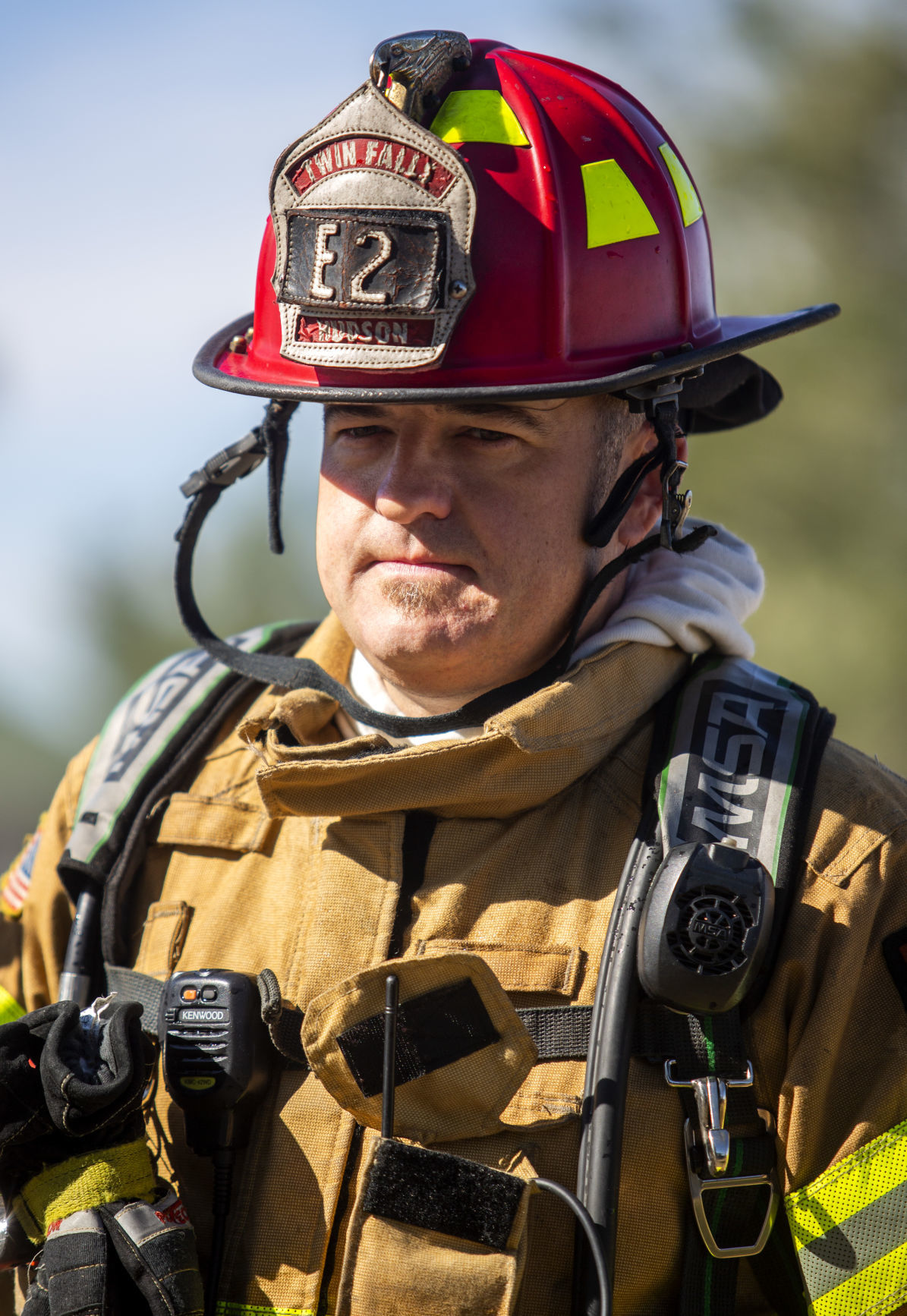 Firefighters train with a control burn